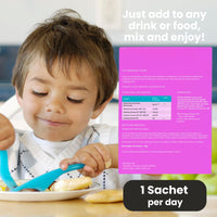NEUBRIA NEUBIOTIC Baby & Kid - Children Probiotic & Prebiotic Supplement for Gut Health & Digestion – 3 Billion CFU Lactobacillus, Bifidobacterium & Fibres for Babies & Kids – UK Made - 30 Sachets
