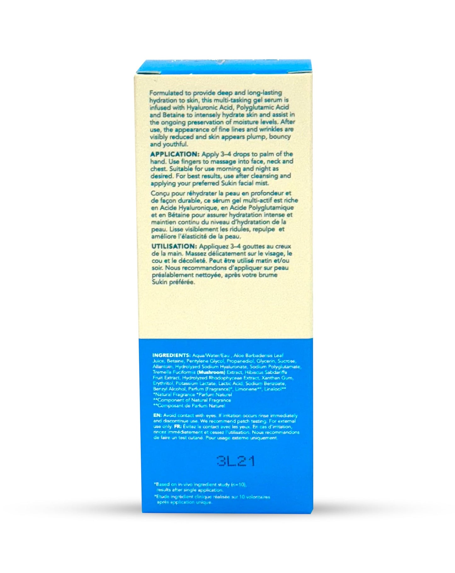 Sukin - Natural Actives Hydrating Serum - Natural Face Serum with Polyglutamic and Hyaluronic Acid - Skin Care, Face Care, Hydrating Serum, Hyaluronic Acid Serum, Sukin Serum - 25ml