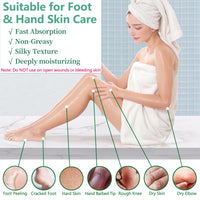 NLFOX 42% Urea Foot Cream - Heel Balm Foot Cream for Cracked Heels and Dry Skin - Urea Cream for Very Dry Feet and Hands - Foot Moisturiser Stick for Calluses and Hard Skin Repair Smooth