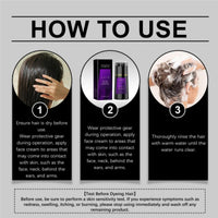 SingHao Polar Hair Dye Shampoo,3-In-1 Sha/mpoo for Color Treated Ha/ir,Instant D/ye Sham/poo,H/air Colour S/hampoo for Women Grey Ha/ir Coverage,Home Hair Dy/e Pu/re Plant Extract,Anti Grey Shampoo(Purple)