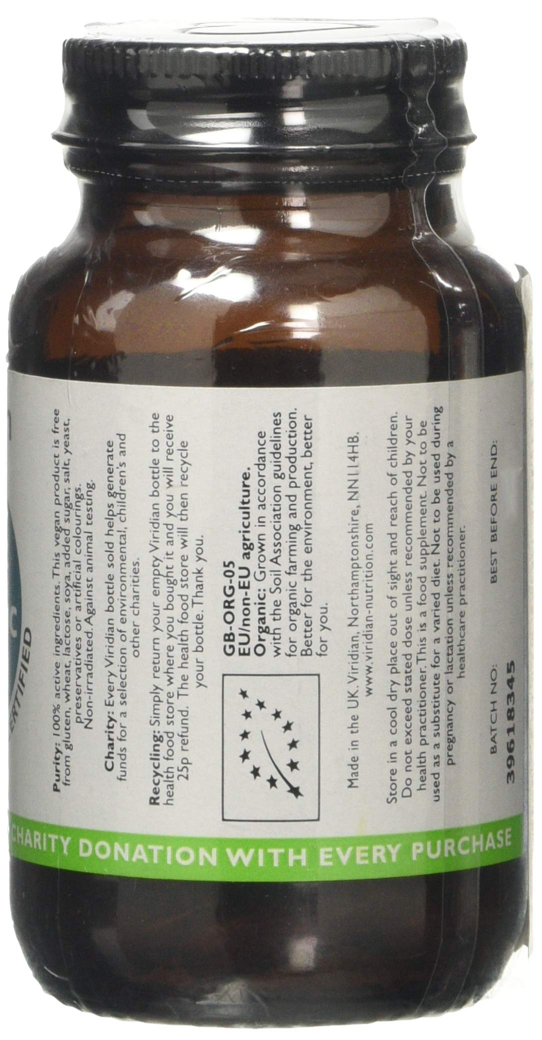 Organic Turmeric 400mg: 30 Veg Caps