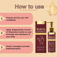 Cureluxe Luxury Firming Magic Body Oil for Women - Moisturising Dry & Saggy Skin with Sweet Almond, Castor, Grapeseed & Camellia Oils, Massage Oils for Date Night, Brigh-Tening Scented Skin Treatment