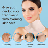 AUSLKA Neck Wrinkle Patches Moisturizing Hydrolyzed Collagen Mask, Neck Lifting Firming Pads for Tightening Skin 5 PCS, Collagen Masks for Looking Down Causes Wrinkles