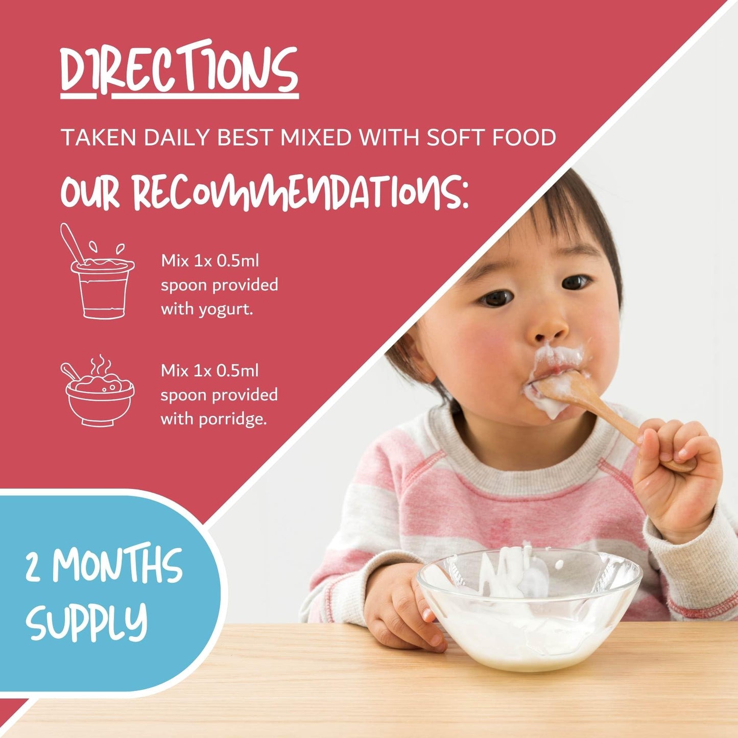 Epigenetics Kids Vitamins A, C & D for Children & Baby | Bones, Vision & Heart | Sugar Free Liposomal Liquid Multivitamin Supplement | 2 Month Supply | 30ml Bottle with Spoon. Vegetarian & UK Made