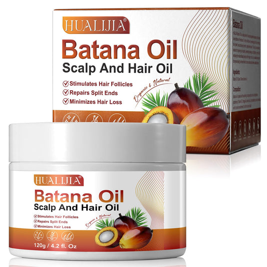 Datival Batana Oil for Hair Growth, 100% Pure Batana Oil Hair Mask, Scalp and Hair Oil, Repair Damaged Hair, Nourishes Thin Hair Scalp Skin and Loss Hair Growth Fir, for All Hair Types, 4.2Oz