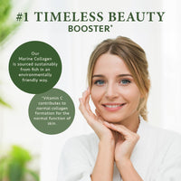 Marine Collagen Capsules with Hyaluronic Acid + Vitamin C 2400mg - High Strength Collagen Supplements for Women - 120 Capsules - for Skin, Joints & Hair - Collagen Tablets Alternative - Satin Naturel