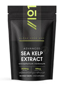 ALPHA01 Sea Kelp Extract 2520mg Tablets - 500μg Natural Iodine - 180 Vegan Tablets (6 Months Supply) - High Strength 30:1 Ascophyllum Nodosum Extract - Resealable and Recyclable Pouch by Alpha01