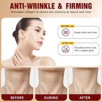 AH-8 Firming Neck Cream with Neck Roller –Neck Firming Cream to Improve Wrinkles, Fine Lines & Double Chin, Firm & Lift Sagging Skin (120g)