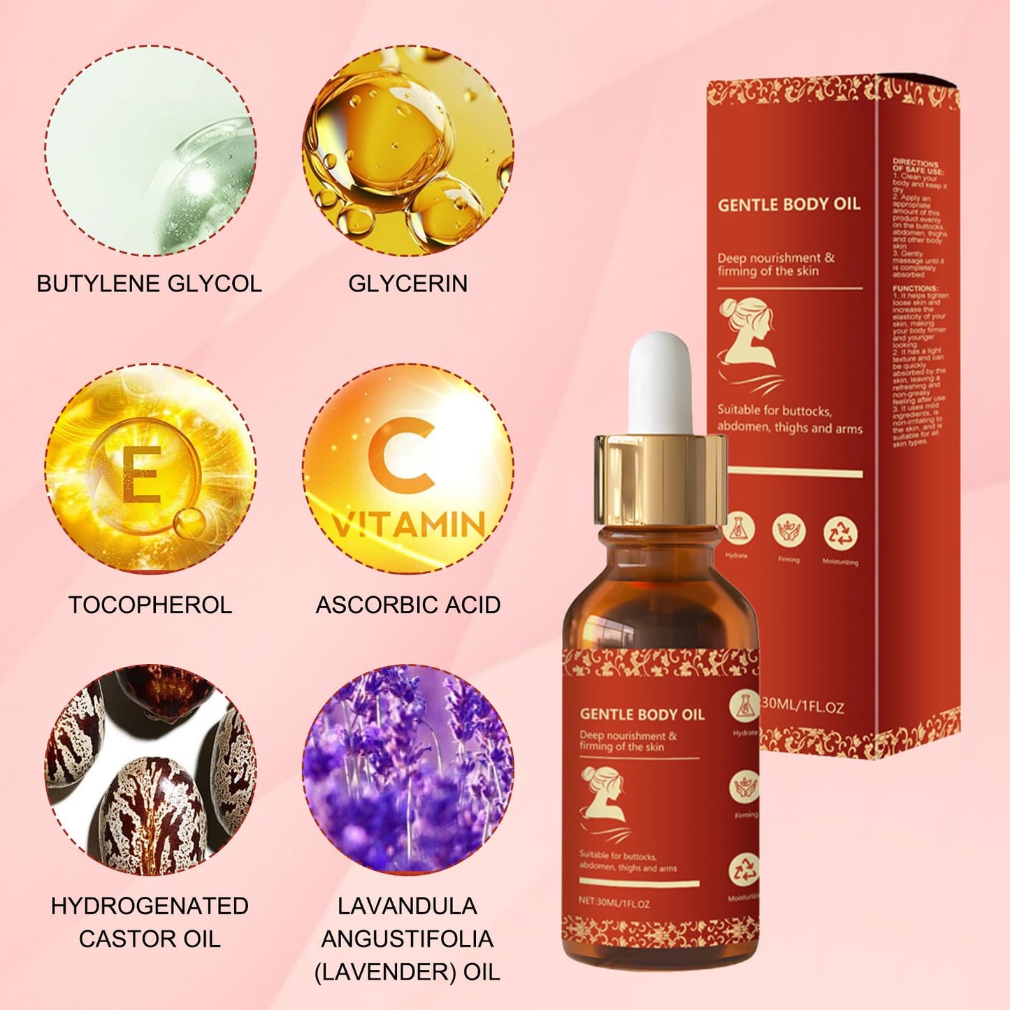 Neyeau 2 PCS Magic Body Oil,Magic Luxury Body Oil,Hydrates Skin Firm,Moisturizing,Relieve Fine Lines,for Women After Shower