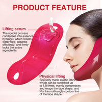 COWANIEE 5 Pcs Chin Lift Mask, Double Chin Lifting Mask for Women