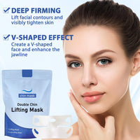 GMHLLES 3 Pieces Chinology Double Chin Lifting Mask, Chin Lift Mask, Moisturizes and Tightens the Skin, the Texture Is Light and Fits the Skin, and Changes the Jawline