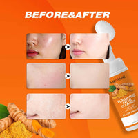 IZBEAUVO urmeric Face Wash, Turmeric Foaming Cleanser,Turmeric Facial Cleanser, Ultra-Gentle Clean And Clear Cleanser For Acne Prone Skin