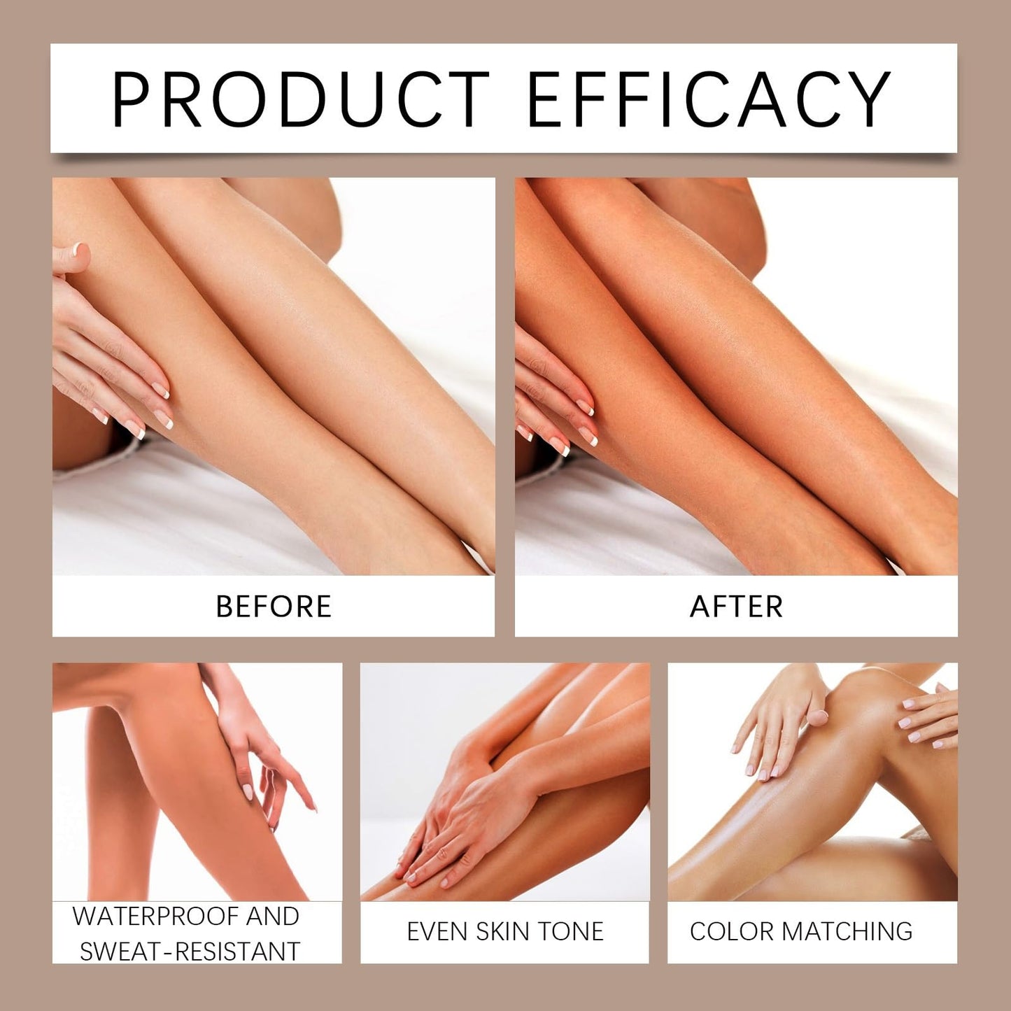 SingHao Leg Makeup Waterproof No Transfer,Vein Cover-Up Cream,Leg Makeup Cover Concealer,Long Lasting Leg and Body Scar Cover Up,Concealer Full Coverage,Body Foundation for Legs,Body Make Up(Wheat Color)