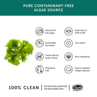 Algae Omega 3 – Together Health – Pure Algae Omega 3 – Unique Plant Source of DHA & EPA – Vegan Friendly - Made in The UK – Pack of 5-150 Softgels