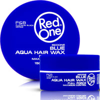 Redone RedOne Hair Styling Wax Blue 2x 150 ml |Strong Hold l | Hair Gel Wax | Ultra Hold | Men & Women Hair Wax | Bubblegum Scent | Maximum Control