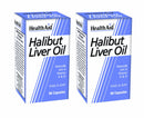 HealthAid Halibut Liver Oil Pack of 2 x 90 Capsules (180 Capsules)