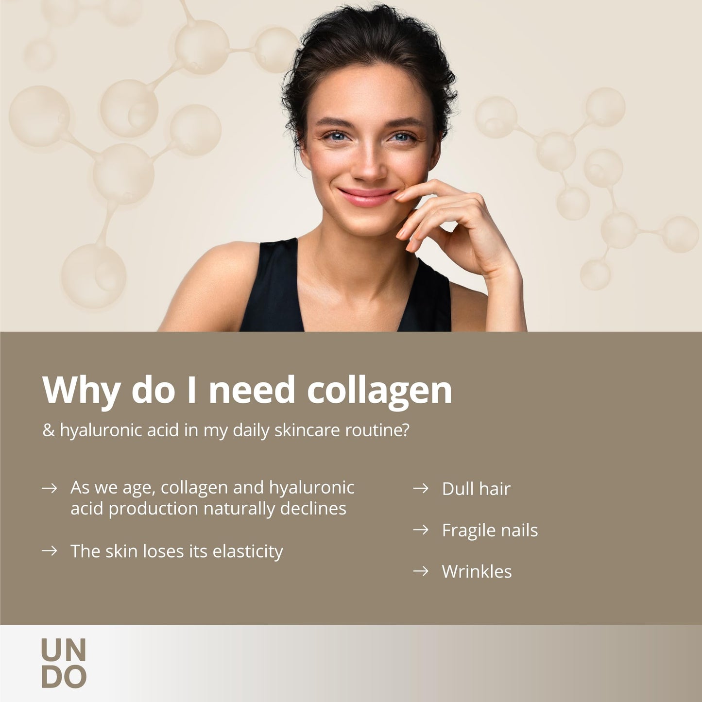 Hydrolysed Marine Collagen with Hyaluronic Acid - Collagen Supplement for The Skin, Hair, and Nails - Natural Blueberry Flavour - 30-Day Supply by Sensilab