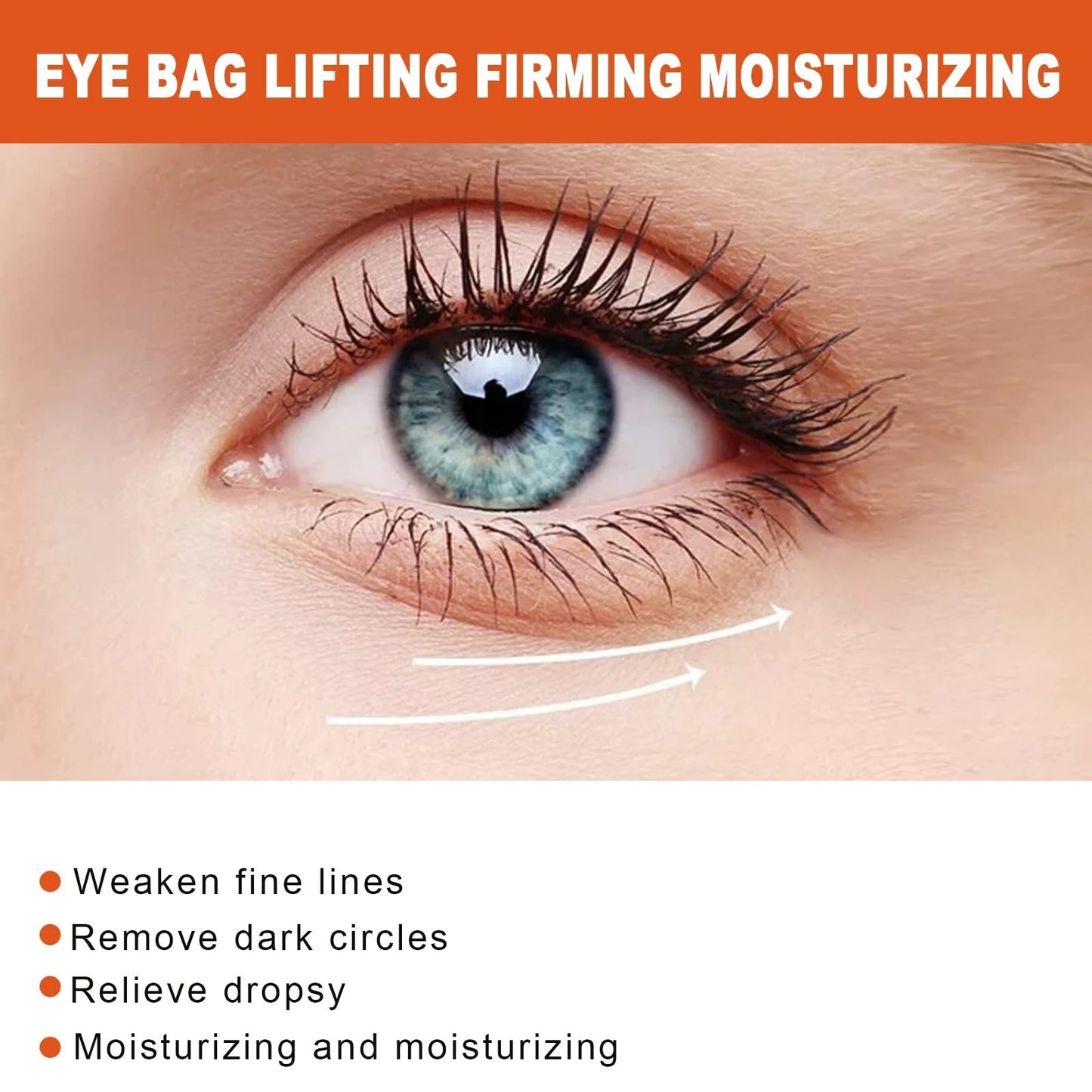 Jinjiar Vitamin C Eye Cream Stick,Vitamin C Eye Serum,Eye Bags Remover Women,Eye Cream for Dark Circles and Puffy Eyes,Under E-ye Cream,E-ye Cream Anti Aging,Firming Eye Cr-eam,Ey-e Bags Remover,Men Cre-am
