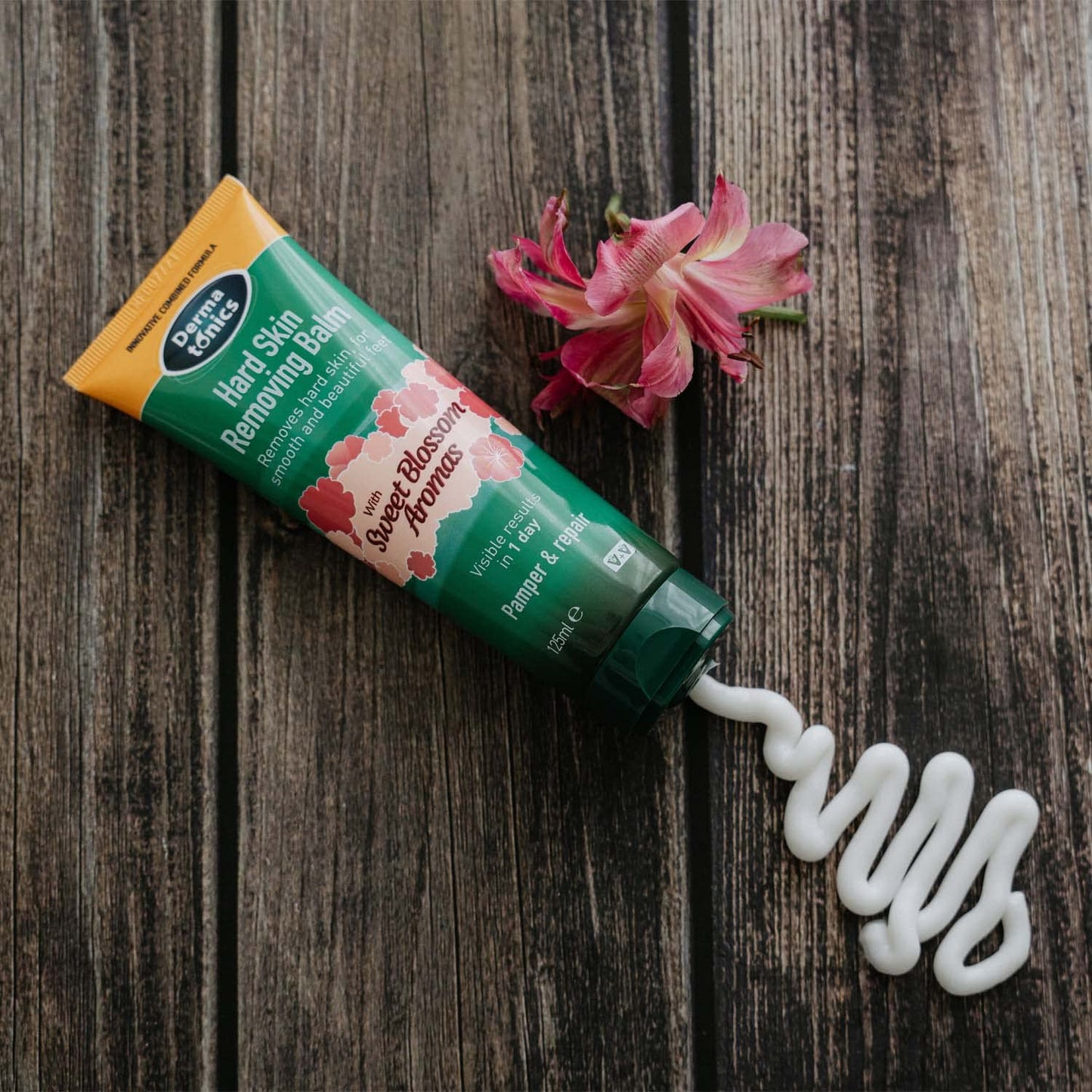 Dermatonics Hard Skin Removing Balm | Suitable For Diabetics | With Sweet Blossom Aromas | Contains Moisturising Shea Butter and Hydrating Swedish Oat Lipid | 125 ml