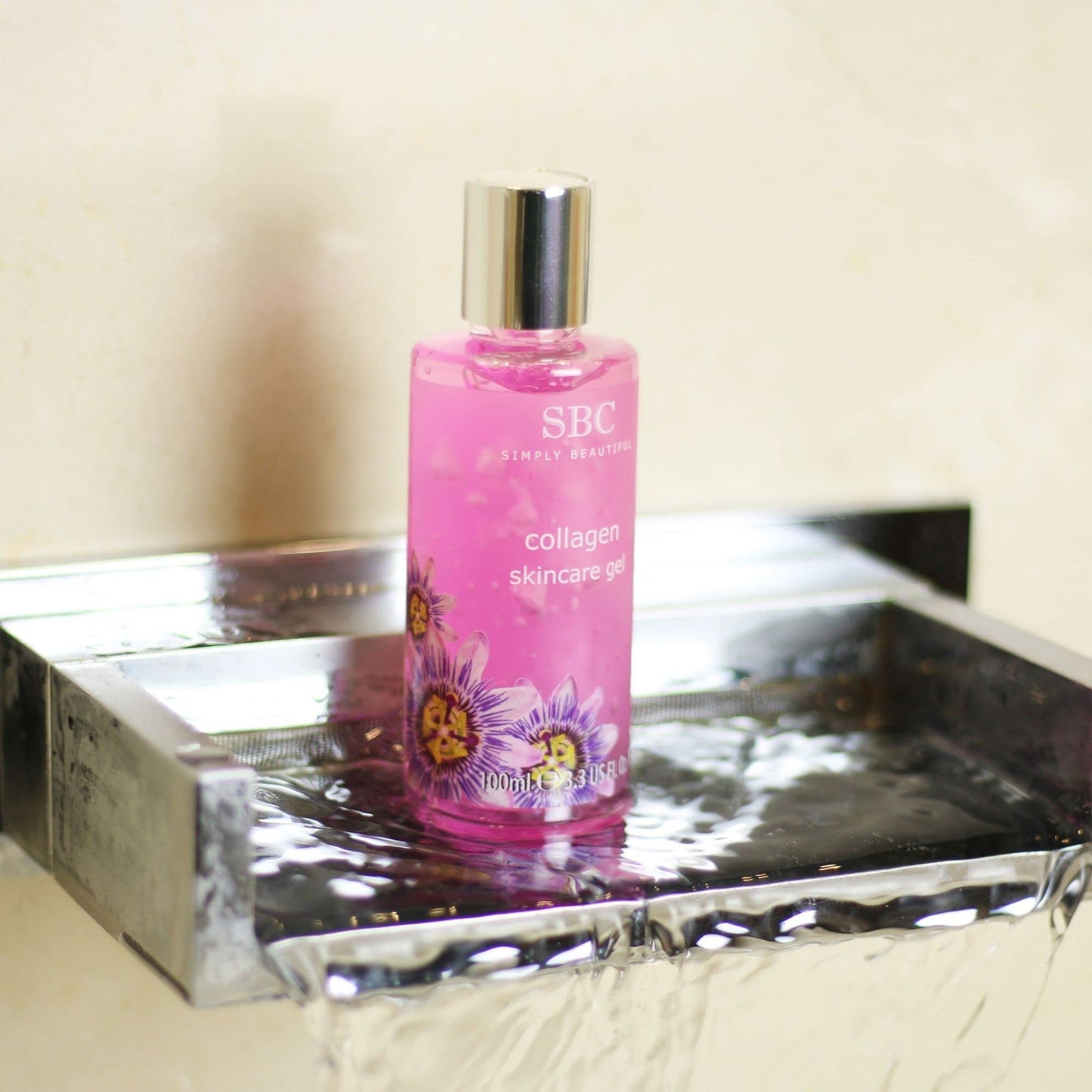 SBC Skincare Hydra-Collagen Moisturising Gel - 100ml | Anti-Ageing Collagen Gel | Oil-Free Lightweight Face And Body Moisturiser Gel | Collagen Skincare Gel | Collagen Body Lotion