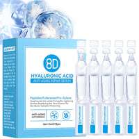 KKwoter Anti-Aging Hyaluronic Acid Serum for Face - Nourishing & Firming for Women & Men, Hydrating & Wrinkle-Reducing Microneedling Serum (1.5ml x 15)