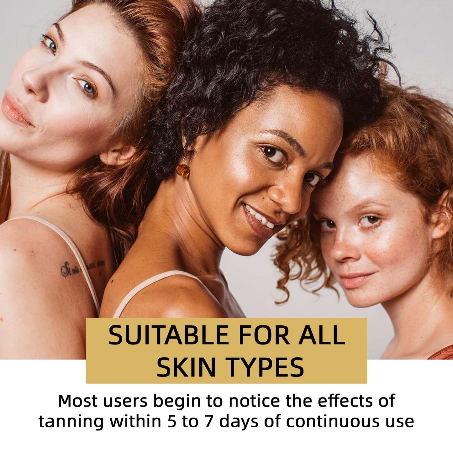 Sunless Tanning Drops, Melanin Glow Drops for Face and Body, Tans Without Sun, Promotes Natural Skin Tone, Unisex for All Skin Types - Achieve Natural Sun-Kissed Glow Without Sun Exposure 60ML