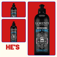 Lorenti Hair Tonic Menthol Refreshment | Revitalizing and Mint Nourishing Unisex Scalp Care 200 ml