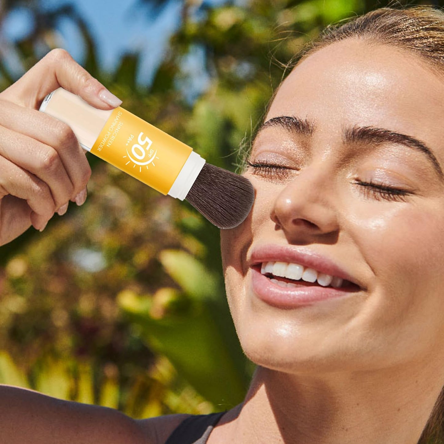Asheyya 2 Pcs Scalp SPF Powder, SPF 50 Powder Sunscreen for Face, Natural Matte Lasting Breathable, All Skin