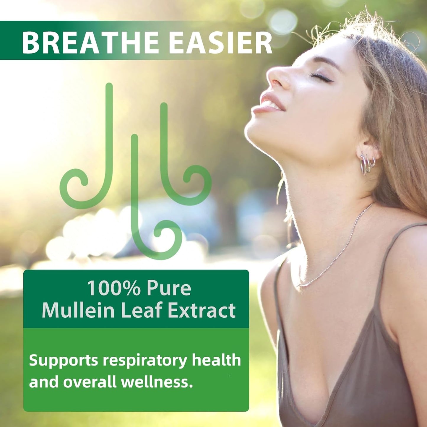 Mullein Drops for Lungs - Mullein Leaf Extract with Chlorophyll for Lung and Respiratory Support, Mullein Herbal Supplements, 2.02 fl oz (60ml)