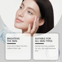 AINxtolm 2pcs Peel Shot Glow Rice Ampoule,Rice Ampoule Duo,Black R-ice Peeling A-mpoule,R-ice Exfoliant,Black and White Ri-ce Face Exfoliantor,Peel Shot Glow White Ri-ce A-mpoule,Face Scrub,Toner for F-ace
