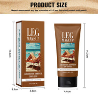 MEITREND Leg Makeup Full Coverage Concealer,Leg Vein Cover up Makeup for Varicose Scar,Flawless Looking Legs, Water Resistant Transfer Proof 118 ML Medium Shades