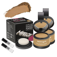 Mifeloy MIFELOY 2 Set Root Cover Up Powder, Dark Blonde, Touch Up Hair Color for Grey, Instantly Coverage Dye for Thinning Grays Hairline, Roots Concealer for Beard Line Eyebrow, Shadow Conceals Hair Loss