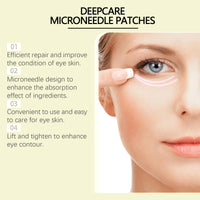 Fankayi Dissolving Micro-Needle Eye Patches,Anti Wrinkle Patches,Micro-Needle Patches for Dark Circles & Puffy Eyes,Under E-ye Gel Patches,Hydrating E-ye Patches,Hydro-gel E-ye Patches,E-ye Cooling Gel Pads