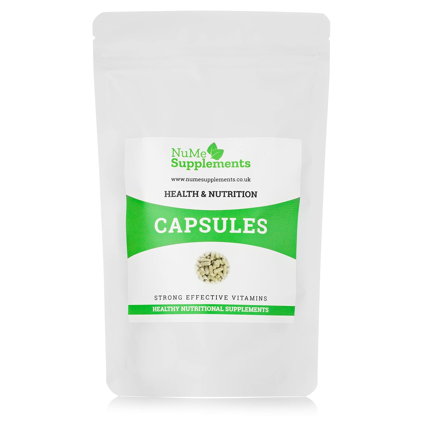 NuME Supplements Vegan Irish Sea Moss, Burdock Root and Bladderwrack Capsules - 60 Capsules - 2 Months Supply - UK Made - GMP & HACCP Approved
