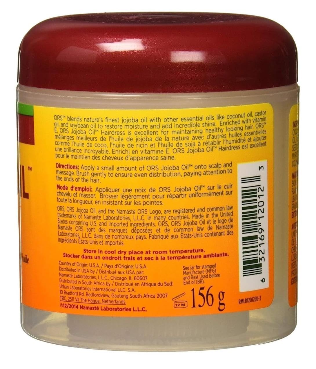 Ors Jojoba Oil 5.5oz (2 Pack)