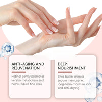 Fankayi Retinol Hand Cream,Firming Anti-Aging Hand Lotion,Retinol Hand Cream Anti Aging,Hand Repair Cream,Retinol Moisturizer Cream,Soft & Supple Hands,Travel Size Hand Lotion,Suitable for Dry Skin