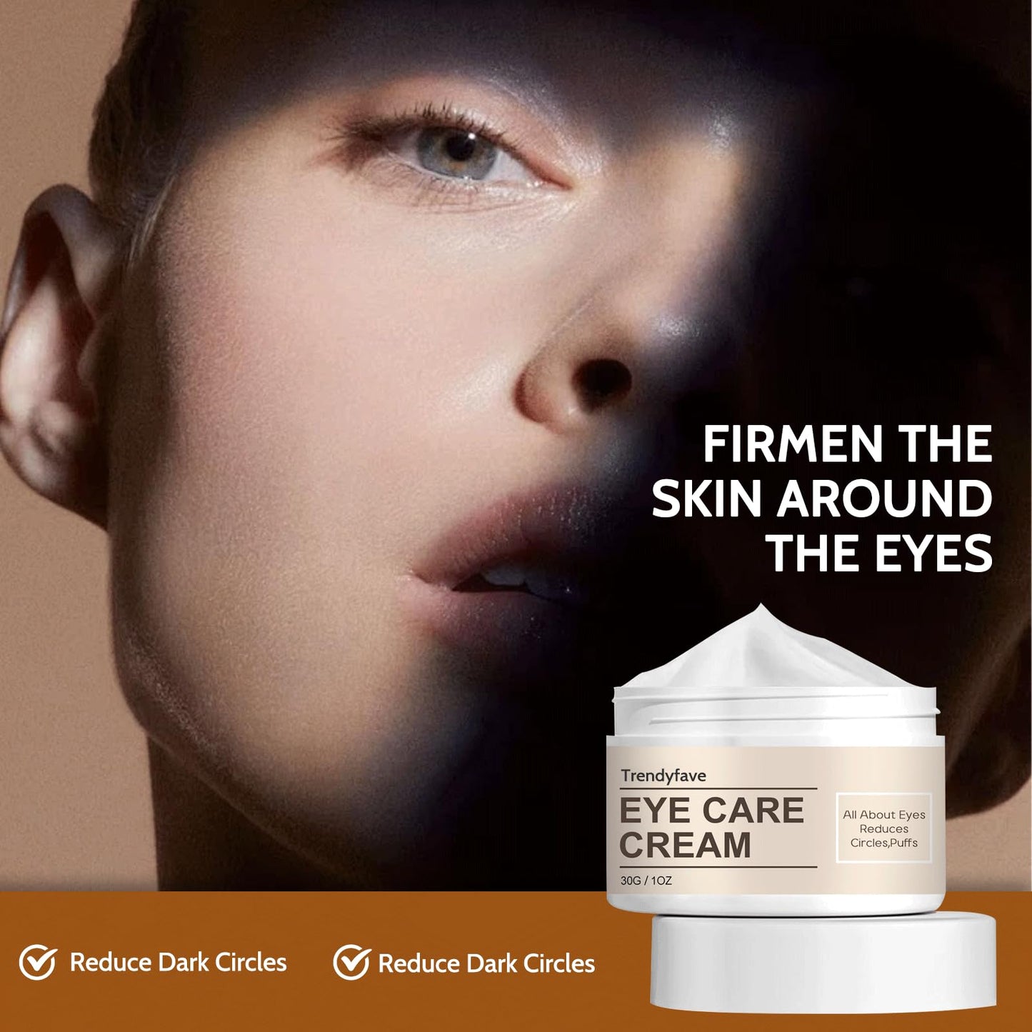 Trendyfave Eye Cream Anti Aging, Eye Cream For Dark Circles And Puffy Eyes, Moisturising Eye Tightening Cream, Under Eye Cream, Fade Fine Lines, Tight, Reduce Eye Bags