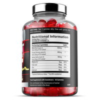 Test Xtreme Gummies for Men (60 Gummies) - High Strength Booster for Men - Mixed Berry Flavour - Features Maca, Ginseng, Zinc and Selenium - Sugar Free & Vegan Suitable