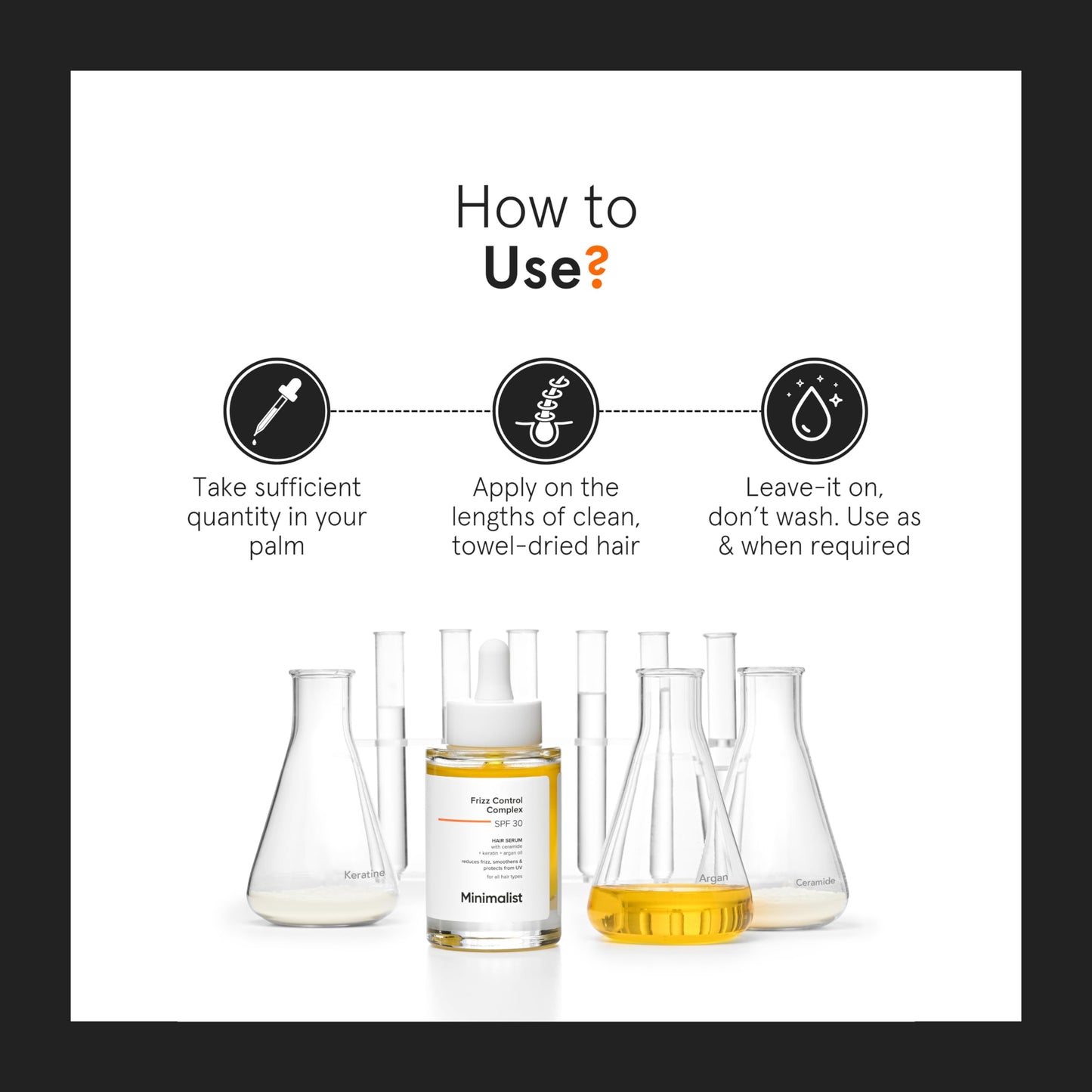 Minimalist Anti Frizz Serum