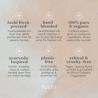 Fushi Organic Jojoba Oil 100 ml | Fresh-Pressed| Rich in Vitamin E | Best for Skin Cleansing, Dry Skin & Dry Hair | Hypoallergenic Oil | Ethical & Vegan Society Approved | Manufactured in the UK