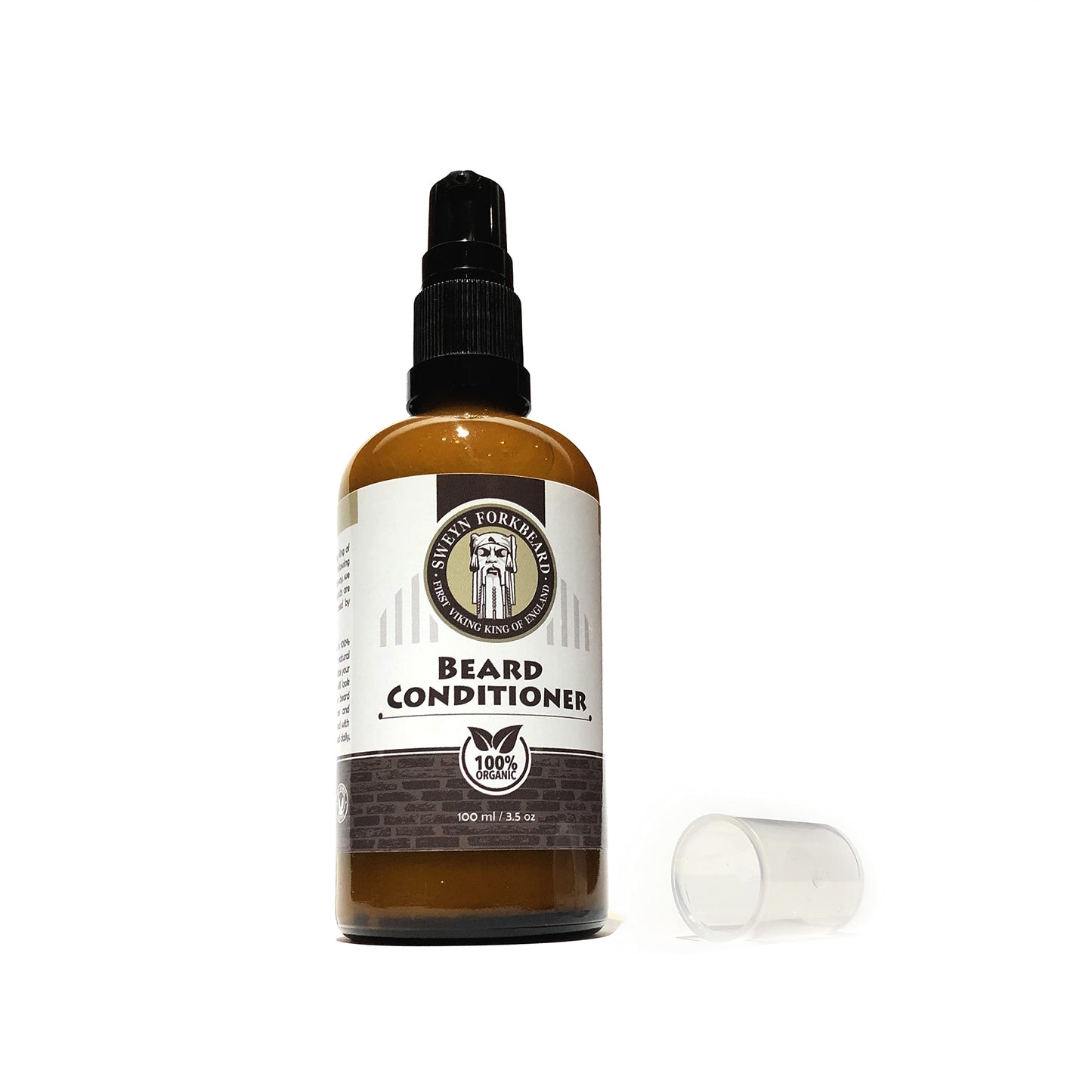 Beard Conditioner Sweyn Forkbeard 100ml - 100% Organic Beard Conditioner Formulated to Hydrate and Nourish the Beard - Made in London