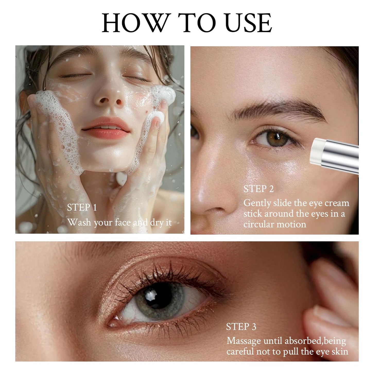 Belligern 2 Pcs Lumibalm for Under Eye Bags Lumibalm Eye Serum Lumibalm Eye Bags Lumi Balm Lumi Radiance Eye Balm Retinol Eye Cream Dark Circle Eye Cream Gentle Care, Lifting and Moisturizing Around the Eyes