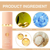 DOOCECIY Colour Changing Foundation, 4 In 1 Moisturizing Full Coverage Liquid Foundation, Moisturizing Anti-Aging