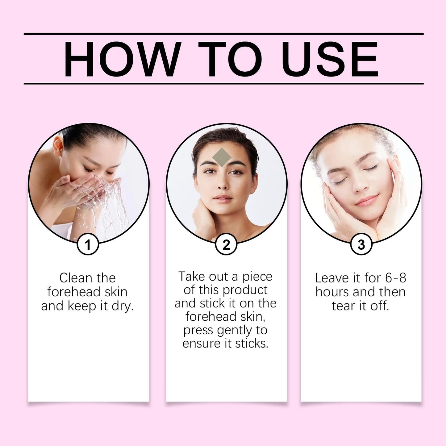 OuXing 60PCS Forehead Wrinkle Patches,Anti Wrinkles Patches,Effective Face Lift Tape for Wrinkles Facial Patches,Anti Wrinkle Patches for Firming Frownies,Face Tape for Wrinkles,Face Lifting Tape,Face Tape