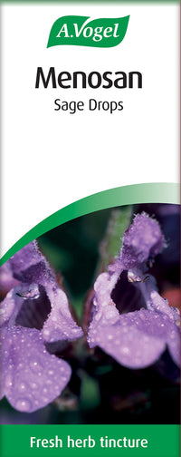 A.Vogel Menosan Sage Drops | Extracts of Organically Grown Fresh Sage | Herbal Food Supplement | Suitable for Vegans | 100ml