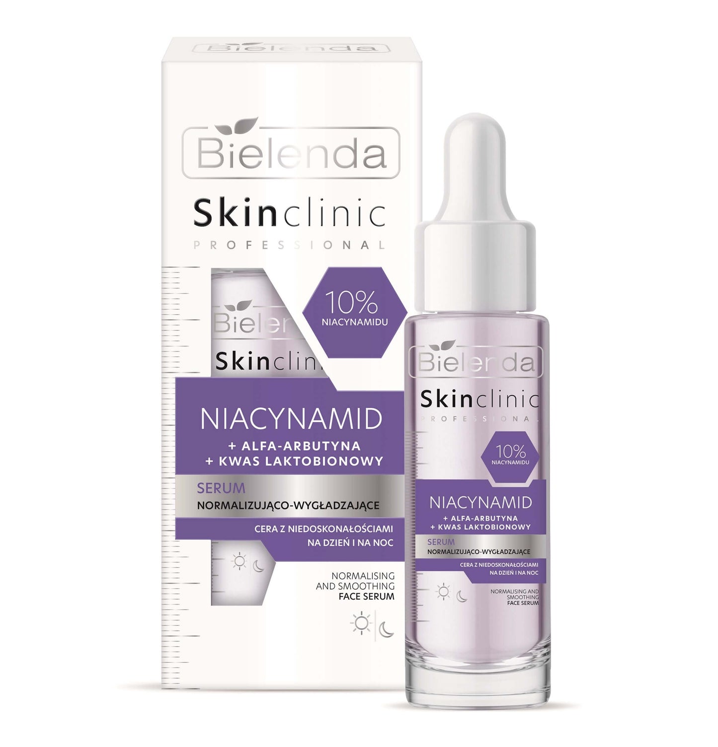 Bielenda Skin Clinic Professional Niacinamide Normalizing and Smoothing Day and Night Serum 30ml