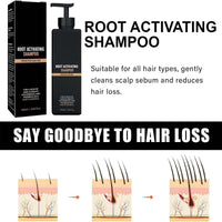 KKwoter 2PCS Mane Shampoo for Men & Hair Thickening Shampoo for Men and Women - Aids in Maintaining Hair Health, Supports the Appearance of Fuller Hair, and Helps to Keep Hair in Good Condition