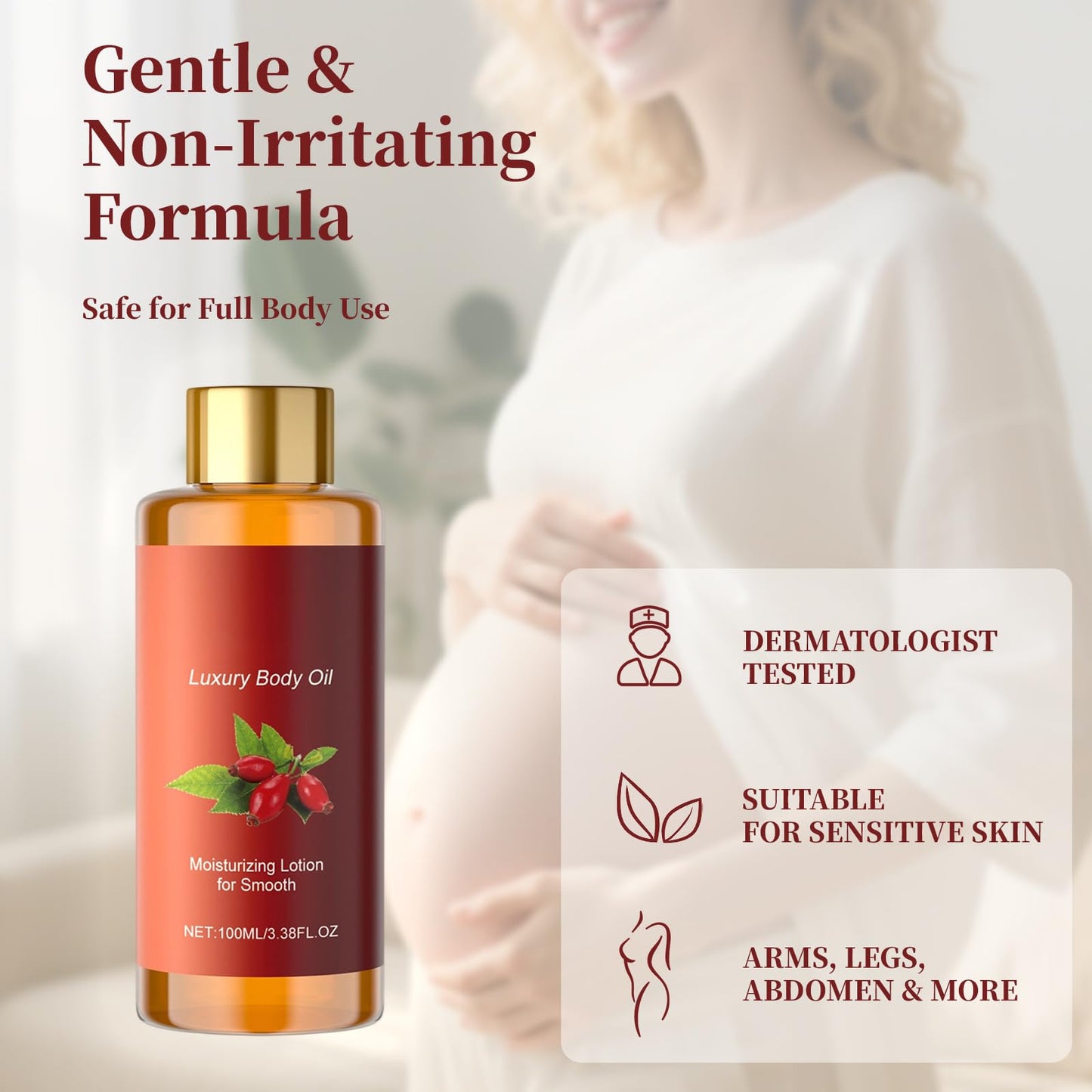 KoolShiro Magic Luxury Body Oil, 100ml magic body oil firming, Collagen Lifting Oil, Natural Body Moisturizing Oil, Firming Body Lotion for Women