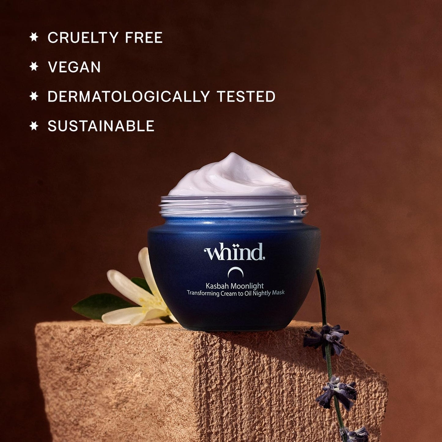 Whind WHIND KASBAH MOONLIGHT CREAM TO OIL NIGHTLY NOURISHING MASK 50ml