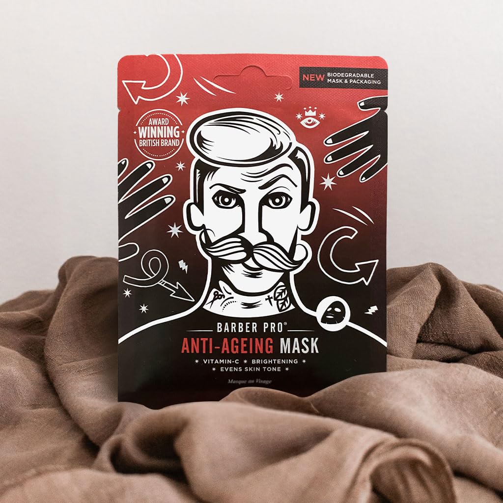 BARBER PRO ANTI-AGEING Vitamin C Sheet Mask